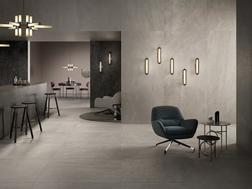 SLIMTECH NEXTONE NEXT GREY - Porcelain stoneware wall/floor tiles with stone effect by LEA CERAMICHE - view 2